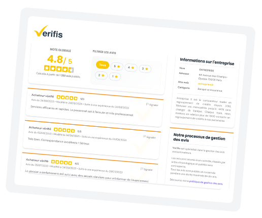 Attestation de confiance
